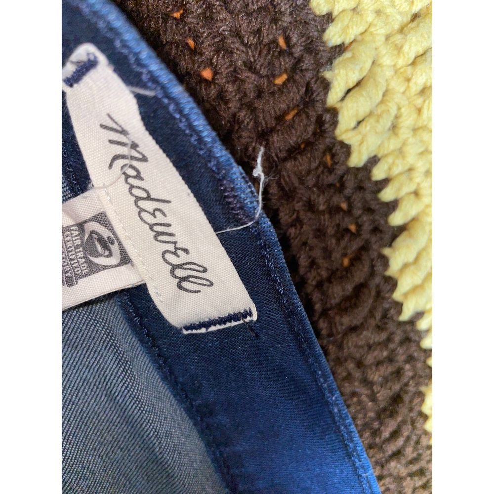 Madewell Dark Wash Stovepipe Jeans, 24 Petite - Picture 3 of 4